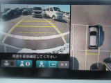マルチビューカメラシステム搭載してます。クルマをまるで上空から見下ろしたように路面を映し出します。