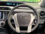 インテリアに合わせたデザインのステアリングは、運転される方のことも考え、運転しやすい形状、大きさです。是非一度、実際に触ってお確かめください。