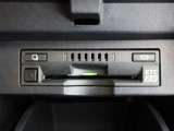 ETC車載器付きです。高速道路の料金所もスムーズに通過できます。