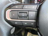 【ステアリングスイッチ】左です。ステアリングから手を離さず、運転に集中したまま手元でオーディオ操作等が出来ます。