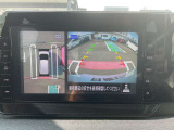 アラウンドビューモニターで全周囲が見えるのでバックや駐車が苦手な方も安心です。
