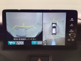 全周囲カメラ搭載☆運転席にいながら車全周囲が確認できるので駐車がスムーズに行なえます。駐車も楽々!