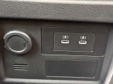Cタイプ充電ソケット装備