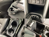 収納スペースや、ドリンクホルダーもついています。長距離ドライブで活躍する必需品ですね♪