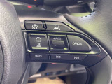レーダークルーズコントロール(全車速追従機能付)付きです。車速に応じて追従支援してくれるので、ロングドライブも快適です。詳細は販売店スタッフまでおたずねください。