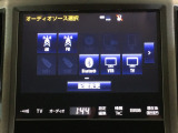 フルセグテレビ搭載。Bluetoothオーディオに対応しています。