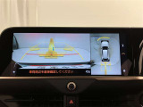 安全機能のバックモニター&全周囲モニターも装備です。