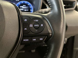 ステアリング右側にレーダークルーズコントロール(全車速追従機能付)スイッチ・オーディオスイッチ・LTA(レーントレーシングアシスト)スイッチが付いています。