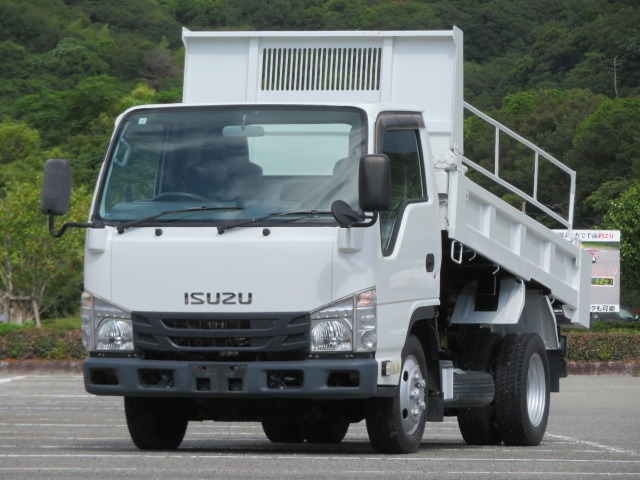 エルフ ダンプ 2t 全低床 Lゲートダンプ
