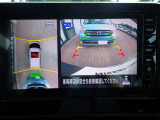 まるでお車を真上から見下ろしたかのような映像をナビに映し出してくれますので狭い駐車場でも周囲を確認する事が出来ますので非常に安心です♪