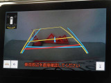 バックガイドモニターを装備しています、車庫入れもラクラクです。