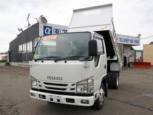 エルフ 3.0 ダンプ フルフラットロー ディーゼル 4WD
