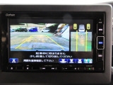 バックカメラの画像です。ガイドラインがスムースな車庫入れをサポートいたします。車庫入れの安心感がアップしますね。