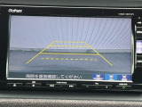 カラービジョンとガイド線で見やすい視点切替式のバックモニター。