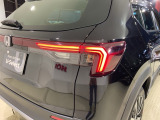 視認性がいいテールランプ。後続車にも存在をアピール。