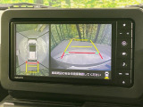 【パノラマモニター】専用のカメラにより、上から見下ろしたような視点で360度クルマの周囲を確認することができます☆死角部分も確認しやすく、狭い場所での切り返しや駐車もスムーズに行えます。