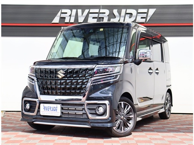スペーシアカスタム ハイブリッド(HYBRID) XSターボ 純正8インチメモリーナビ全方位...