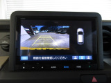 バックカメラの画像です。ガイドラインがスムースな車庫入れをサポートいたします!車庫入れの安心感がアップしますね☆