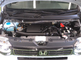 自慢のエンジンはパワードbyHONDAです。精度とバランスにこだわって、低回転からスムースなパワーを発揮します。