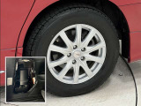 タイヤサイズは215/65R16!社外アルミホイール!納車前の点検時にタイヤ交換させていただきます!パンク修理キット搭載車!