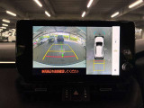 パノラミックビューモニター(全周囲モニター)です☆おクルマを空から見たように表示します。