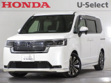 ワンオーナー車の2022年、ステップワゴン(e:HEVスパーダ プレミアムライン)が入庫しました。当社自社工場にて法定点検を実施しております。過去の整備は整備記録簿での確認ができます。