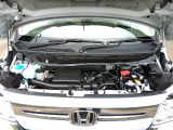 自慢のエンジンはパワードbyHONDAです。精度とバランスにこだわって、低回転からスムースなパワーを発揮します。