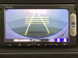 バックでの車庫入れも安心です!リアカメラが付いているバックモニター付のナビを装備しております。操作線もついており距離感も画面から確認できます。