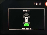 障害物を感知し知らせてくれるので安心です♪