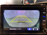 リアカメラ付で、後方をナビ画面で確認。車庫入れも安心です。もちろん、バックギアと連動しています。