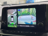 【アラウンドビューモニター】専用のカメラにより、上から見下ろしたような視点で360度クルマの周囲を確認することができます☆死角部分も確認しやすく、狭い場所での切り返しや駐車もスムーズに行えます。