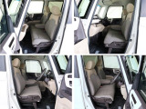 大柄な人でも不満の無いよう設計したフロントベンチシート。運転席は高さ調整もついており小柄な方でも視界良好です。