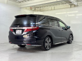 H27年 オデッセイ アブソルート・アドバンスが入庫しました。Hondaインターナビ・Bluetooth対応・マルチビューカメラ・LEDヘッドライト・両側パワースライドドア・ETC