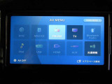 社外7インチナビ(AVIC-RW810)装備。