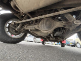 下廻り状態。新車時に防錆処理をしていた車両です。