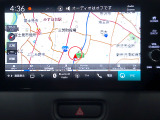 ナビゲーションももちろん装備。多彩な機能で快適ドライブをアシスト。オーディオ機能も充実していますね。