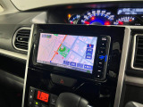 フルセグナビ付です。初めての場所でも安心して運転できますね。画面も見やすく、操作も簡単です。