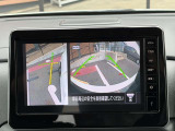 左前タイヤ付近の映像でドライバーの死角を補助。発進低速時の障害物、溝等の確認が出来ます。