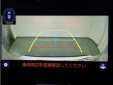 狭い駐車場や立体駐車場などもリアルに映るバックガイドモニター付でラクラク駐車♪