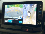 【マルチビューカメラシステム】専用のカメラにより、上から見下ろしたような視点で360度クルマの周囲を確認することができます☆縦列駐車や幅寄せ時に活躍してくれます♪