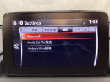 Bluetoothに接続することで、スマートフォンに入っている音楽アプリを車内で楽しめたり、通話が出来ます♪