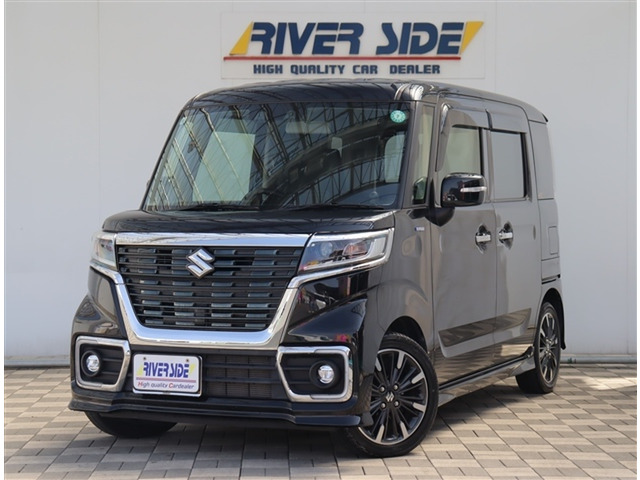 スペーシアカスタム ハイブリッド(HYBRID)  XSターボ ワンオーナー車 スズキセーフテ...