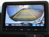 リアワイドカメラシステム!従来の視野に加えて、後方側方を約180&deg;まで見えるワイドビューと、後方を真上から見たような視野で駐車時などに便利なトップダウンビューの3つの視野があります!