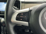 ステアリングスイッチ装備!運転しながら手元でオーディオの操作などができます。