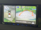 【アラウンドビューモニター】専用のカメラにより、上から見下ろしたような視点で360度クルマの周囲を確認することができます☆死角部分も確認しやすく、狭い場所での切り返しや駐車もスムーズに行えます。