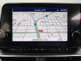 ニッサンコネクト対応9インチワイドディスプレイナビゲーションシステム、Apple CarPlay接続に対応、HDMI/USB接続、Bluetooth機器にも対応。