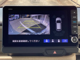 コーナーセンサー警告画面も同時に表示出来ます♪