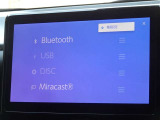 CD・DVD(再生機能)・ブルートゥース等を使用することができます。