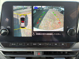 バック時に自車の真後ろの映像&上から見下ろした映像を映してくれますのでラクラク駐車が可能です(^_^)-☆