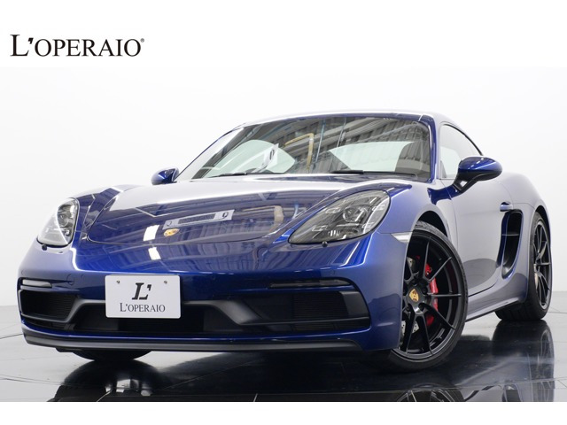 718ケイマン GTS 4.0 MT ワンオーナー ゲンチアンブルー PDLS付